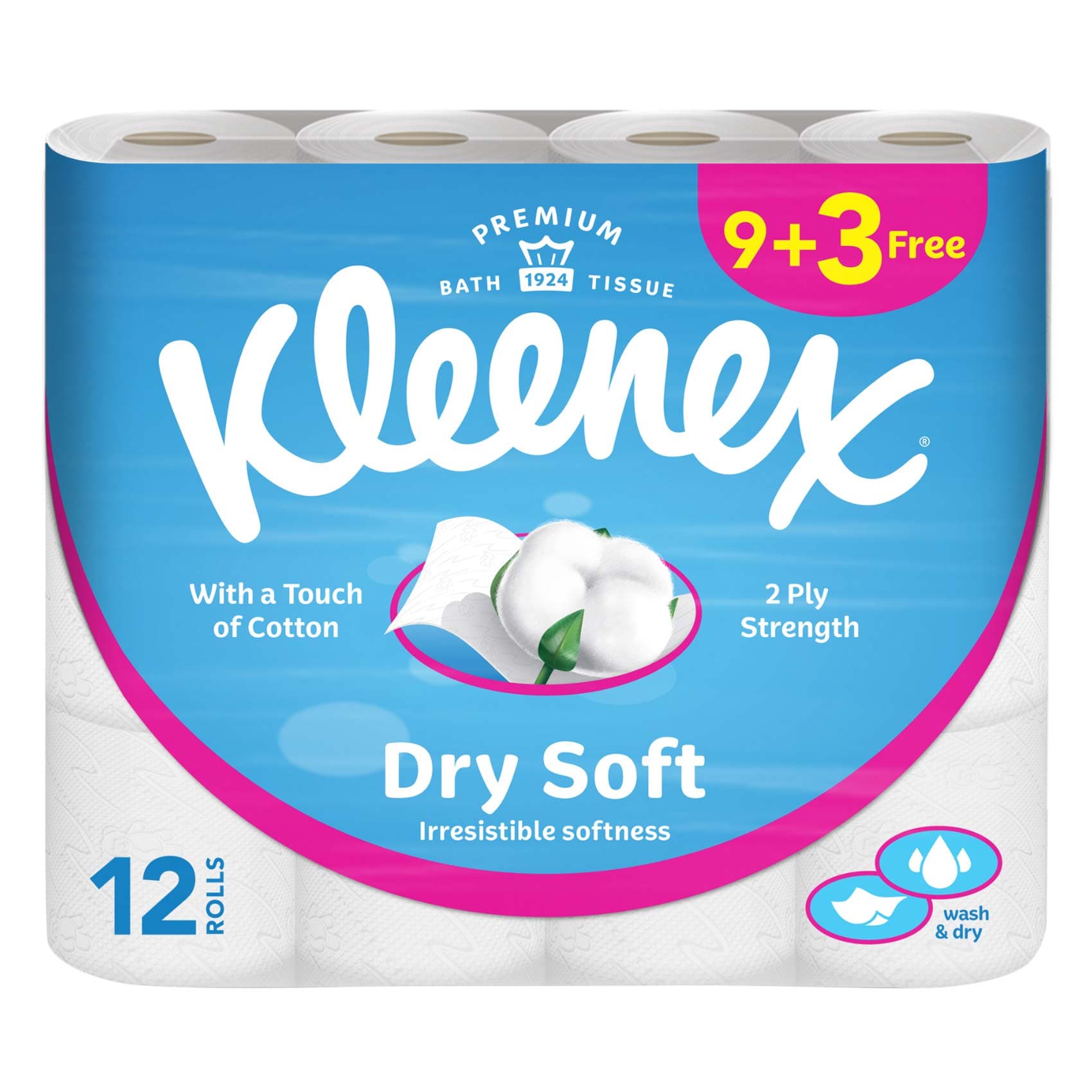 Premium Toilet Paper (12 Rolls)